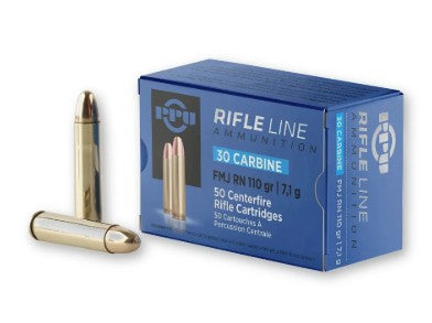 PPU .30 Carbine FMJ 110 grain 50 stykki