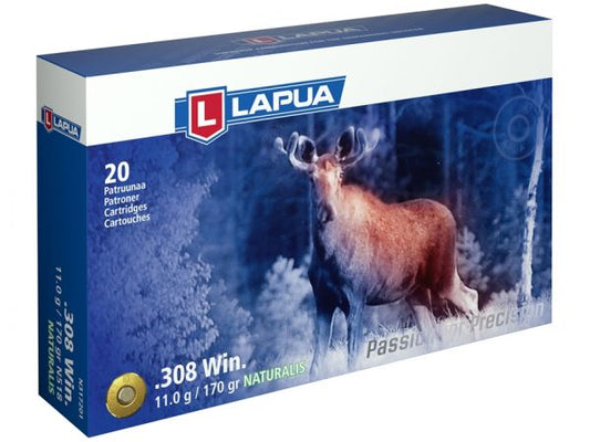 Lapua cal .308 170 grain Naturalis