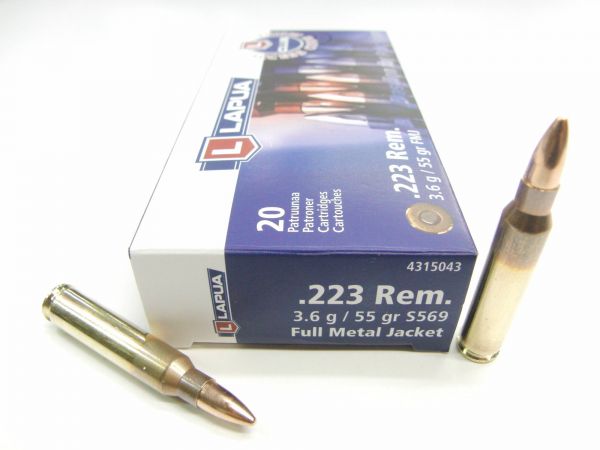 Lapua 223 Rem 55 grain FMJ