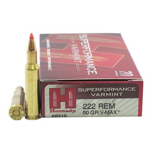 Hornady 222 Rem V-MAX 50 grain