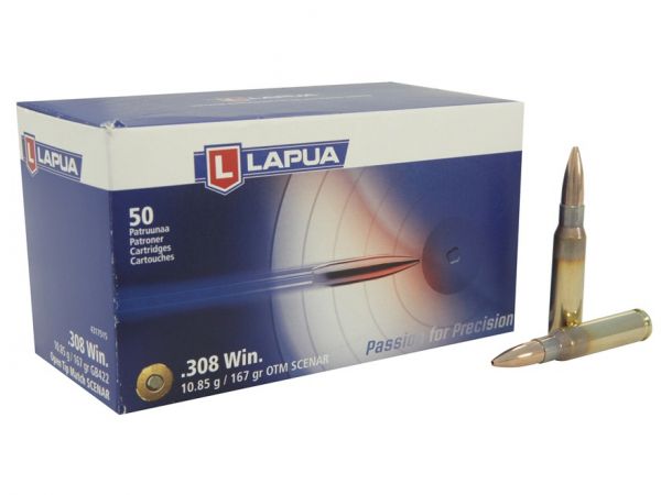 Lapua cal .308 167 grain Scenar