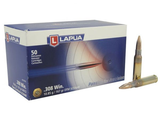 Lapua cal .308 167 grain Scenar