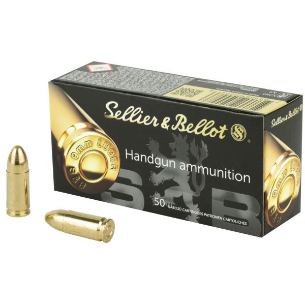 S&B 9mm 124 grain FMJ