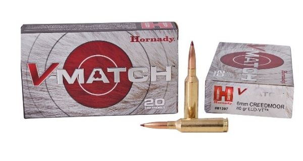 Hornady 6mm Creedmoor 80 gr ELD-VT