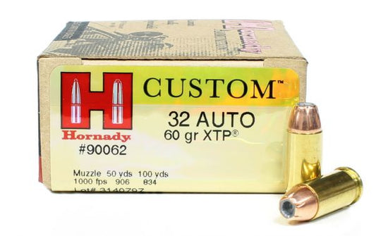 Hornady 32 auto 60gr XTP