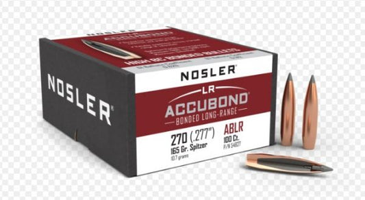 Nosler - cal. 270 165 grain Nosler AccuBond Long Range