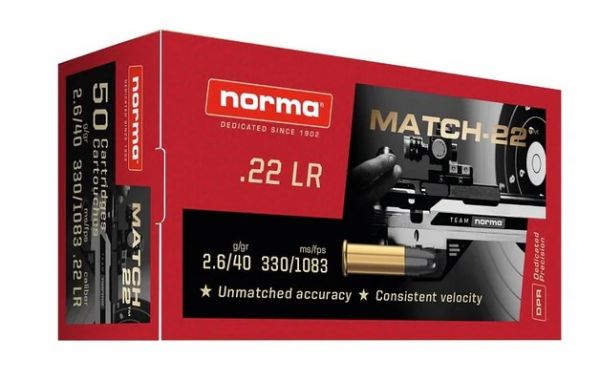 Norma 22 LR Rifle Match-22