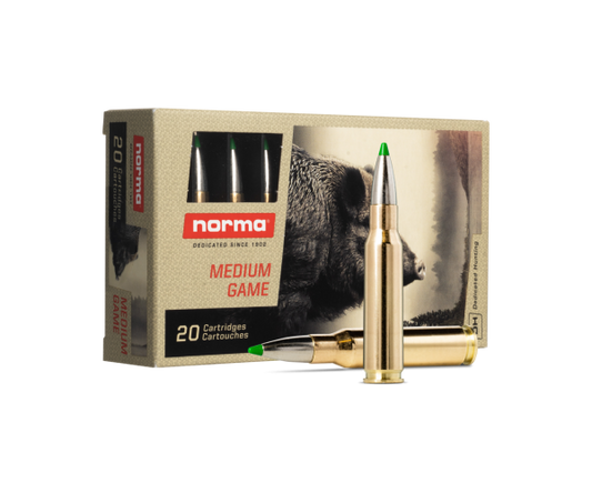 .308 Win. Norma EvoStrike 139 grain.